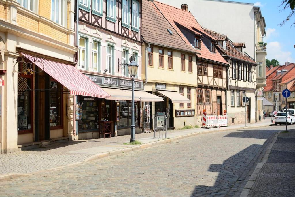 Schoene Ferienwohnung Mit Zwei Schlafzimmern Quedlinburg Buitenkant foto