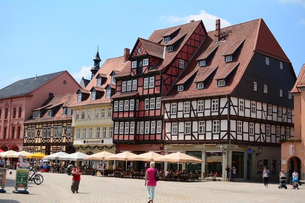 Schoene Ferienwohnung Mit Zwei Schlafzimmern Quedlinburg Buitenkant foto